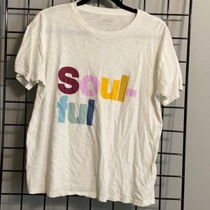 J. Crew “Soul-ful” tee